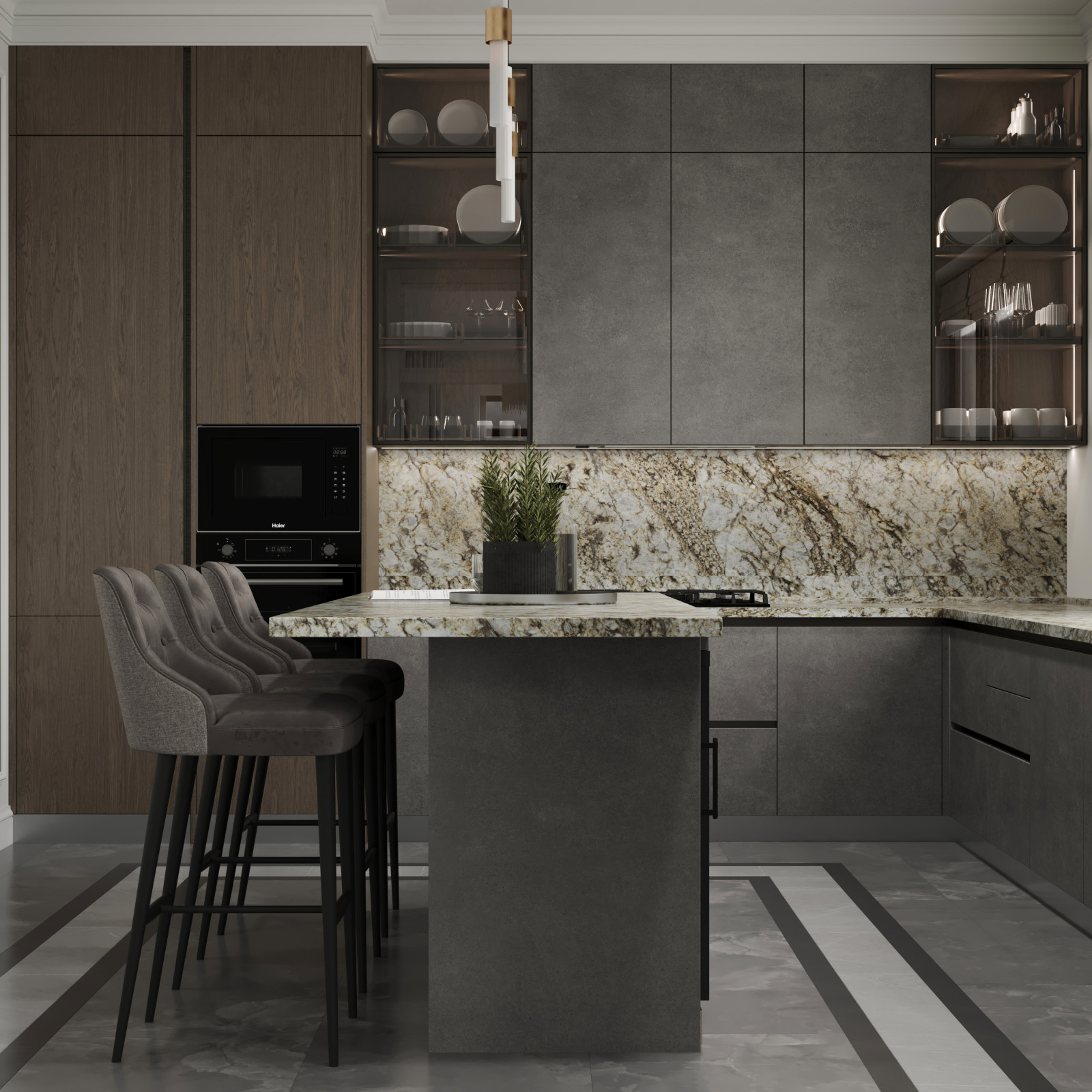 Дом с тиле неоклассика