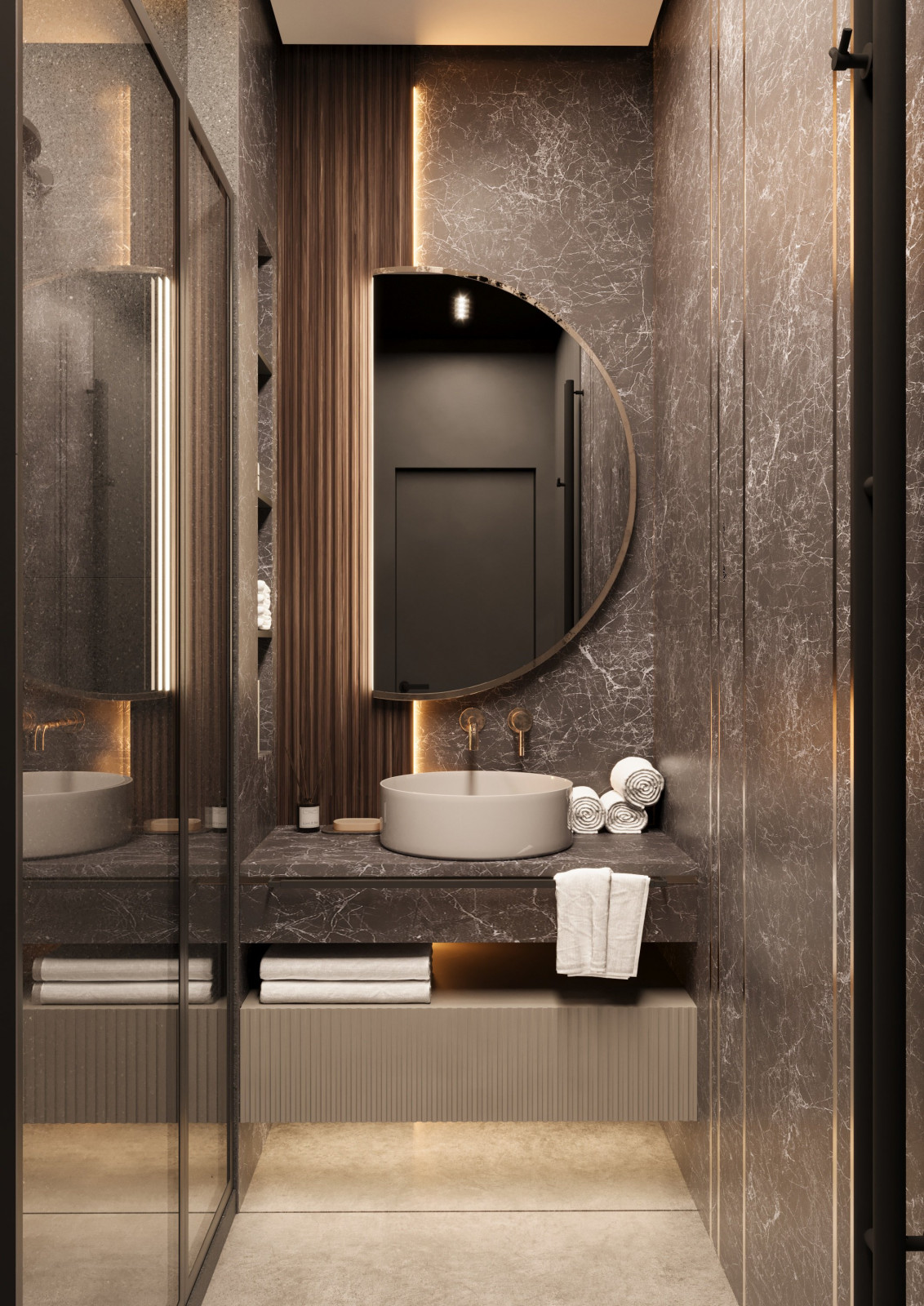 Дизайн интерьера ЖК "Полюса"