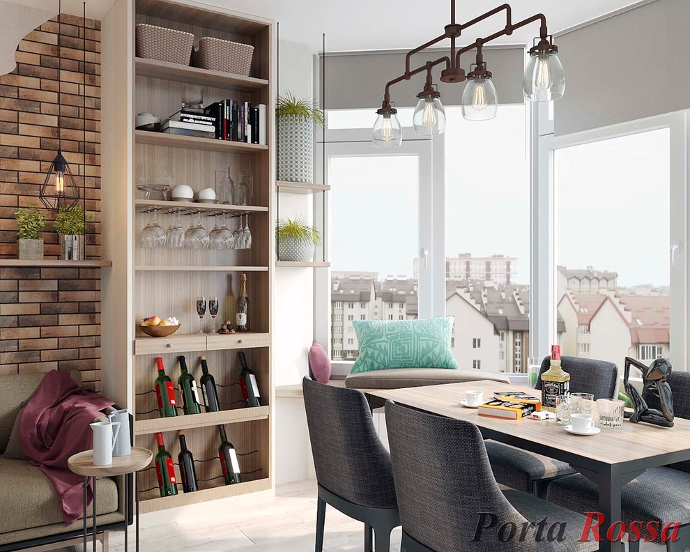 Kitchen design in Loft style