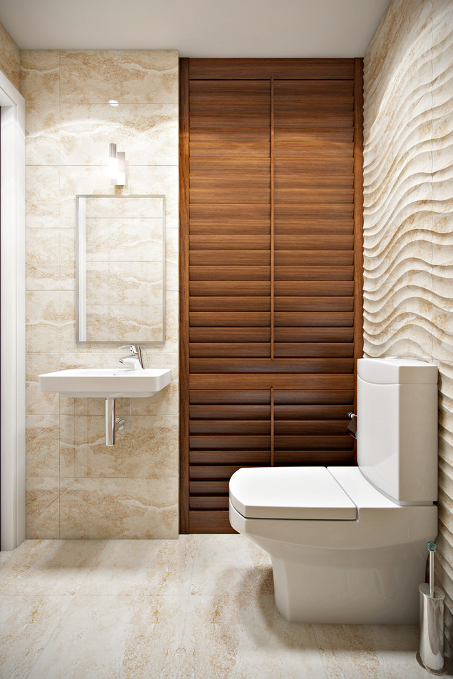 Простая и лаконичная квартира с седыми полами