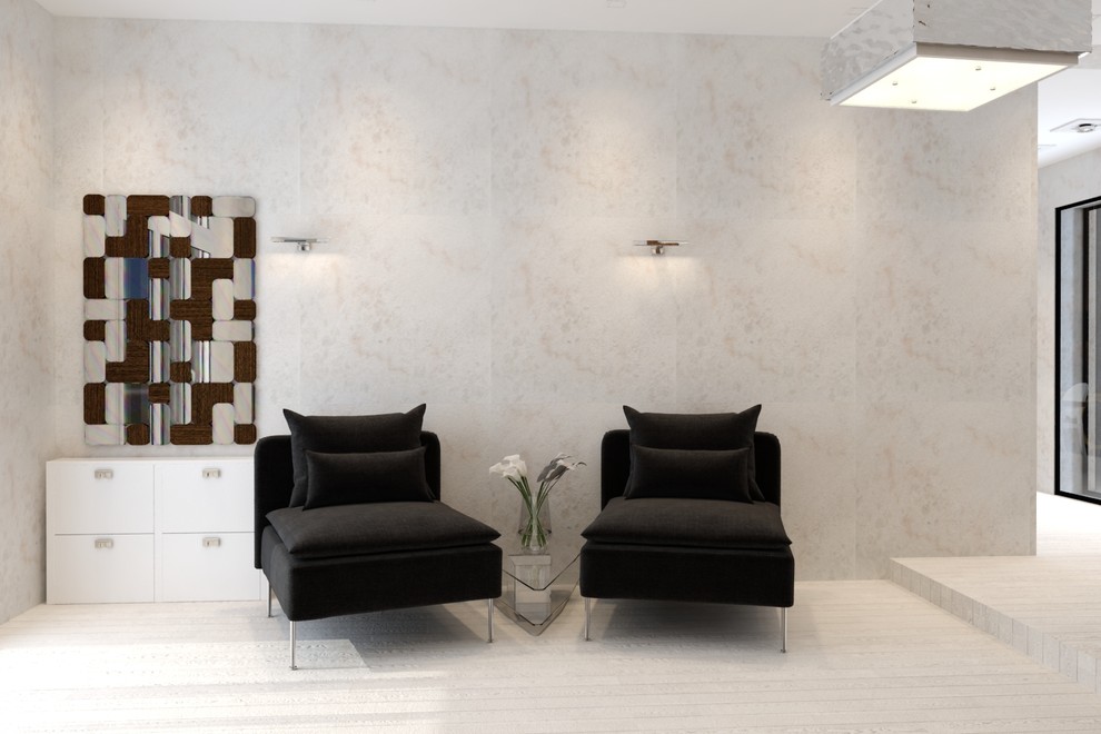 Обложка проекта: Дизайн проект гостиной столовой и кухонной зон.