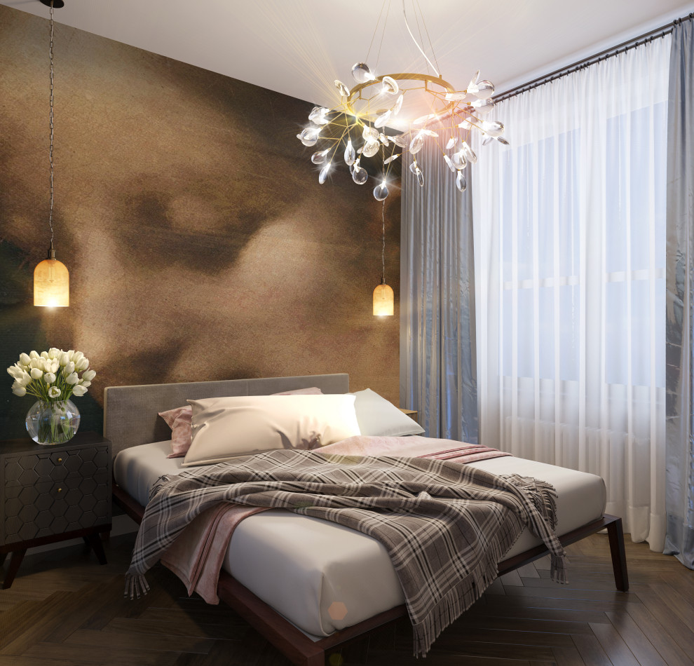 Interior design of a residential flat in The housing complex "Dynasty" at Moscow