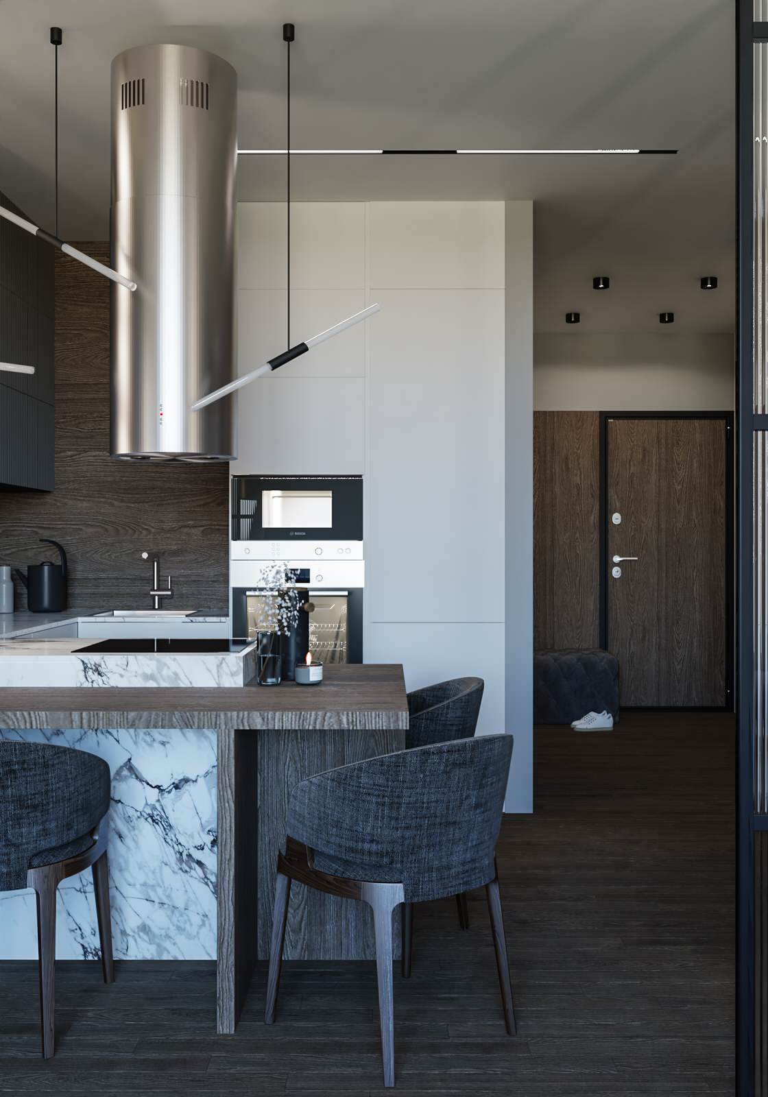 Проект для студии NEFORMAT в ЖК SOHO г.Екатеринбург