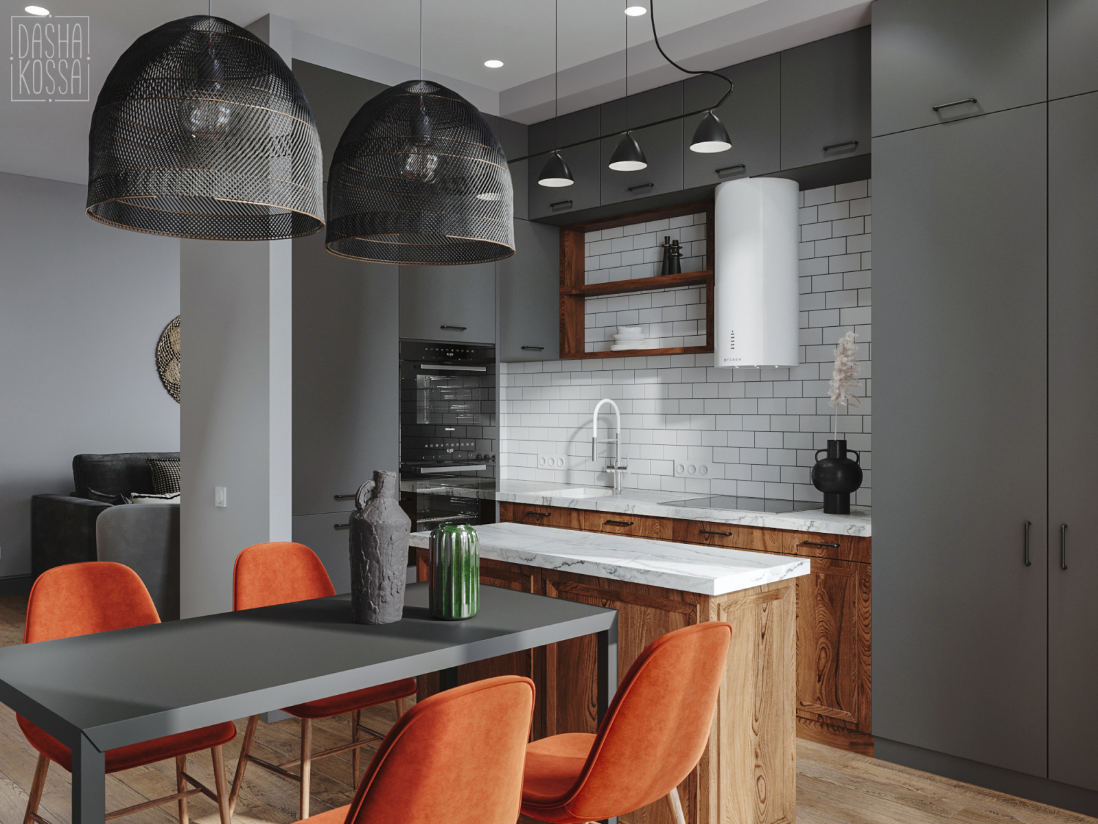 Двухуровневая квартира, шоу рум для девелоперов