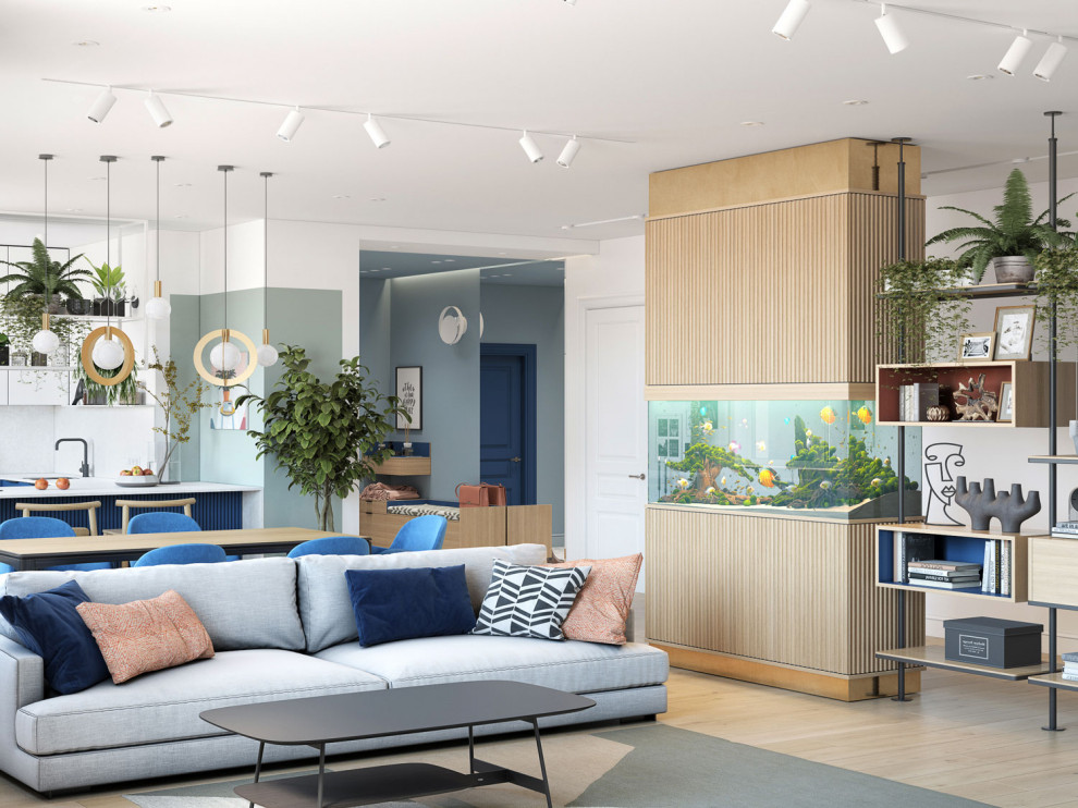 Дизайн интерьера четырехкомнатной квартиры в г. Москва