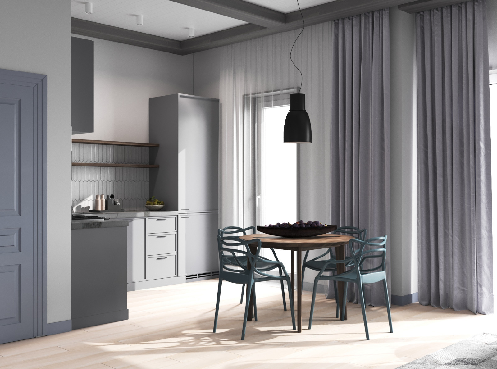 Таунхаус Совушки Кухня-гостиная, прихожая