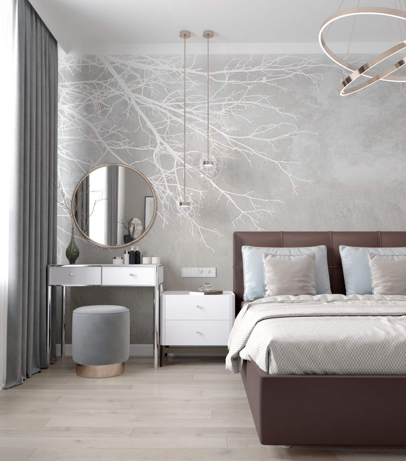 Проект квартиры в современном стиле в ЖК Скандинавия