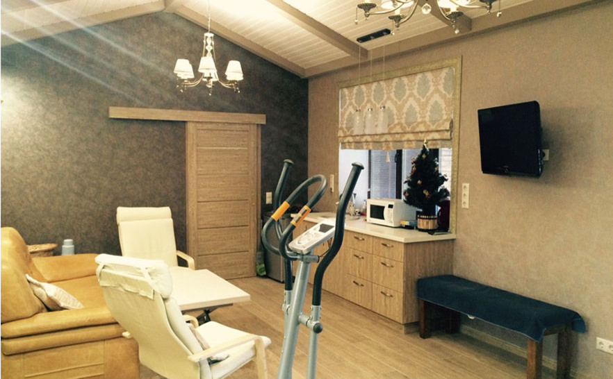 Интерьер банного комплекса с бассейном, Казань