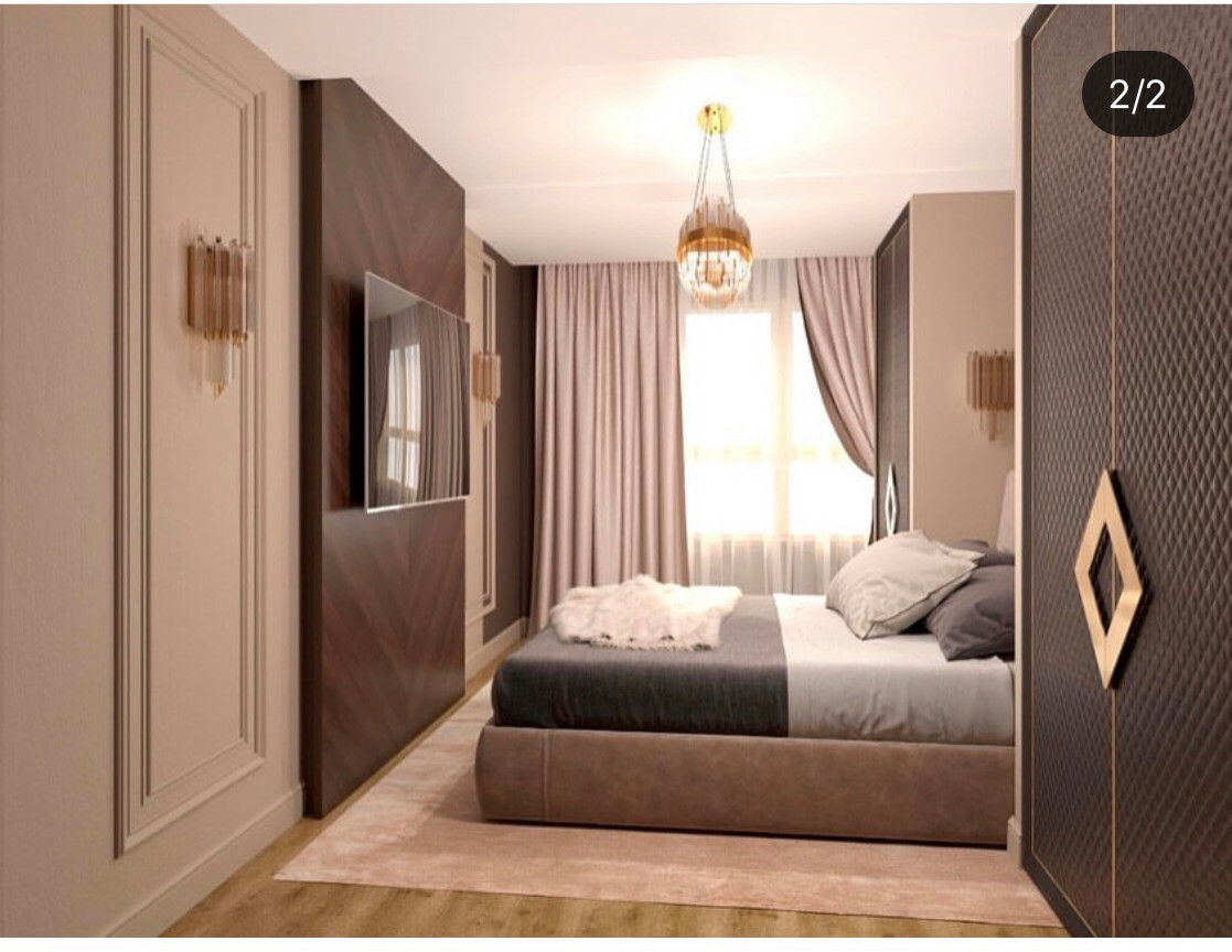 Обложка проекта: Спальная комната для молодой пары