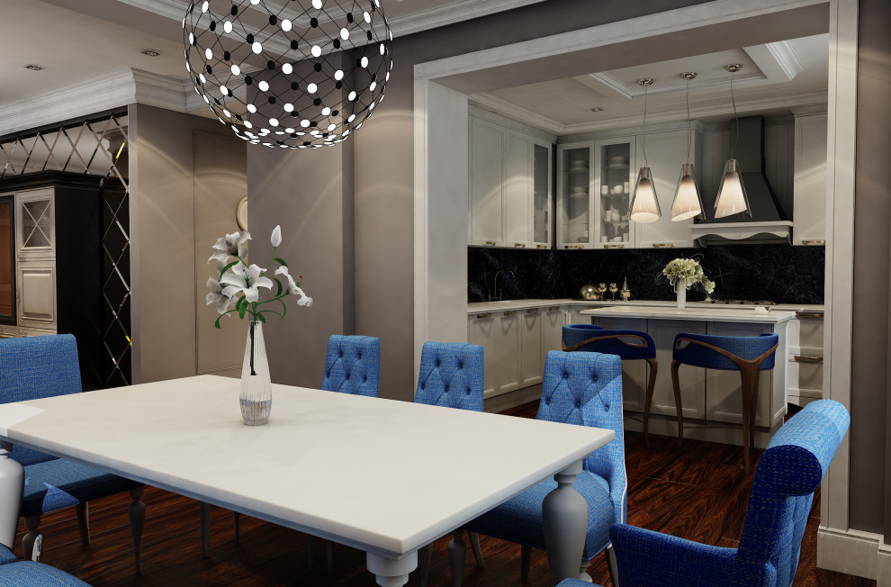 НЕОКЛАССИКА (кухня-столовая)