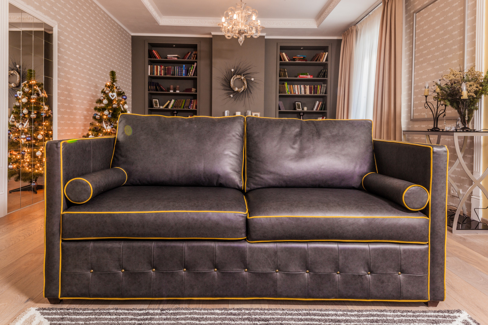 Гостиная на контрастах для программы "Фазенда" Первый Канал