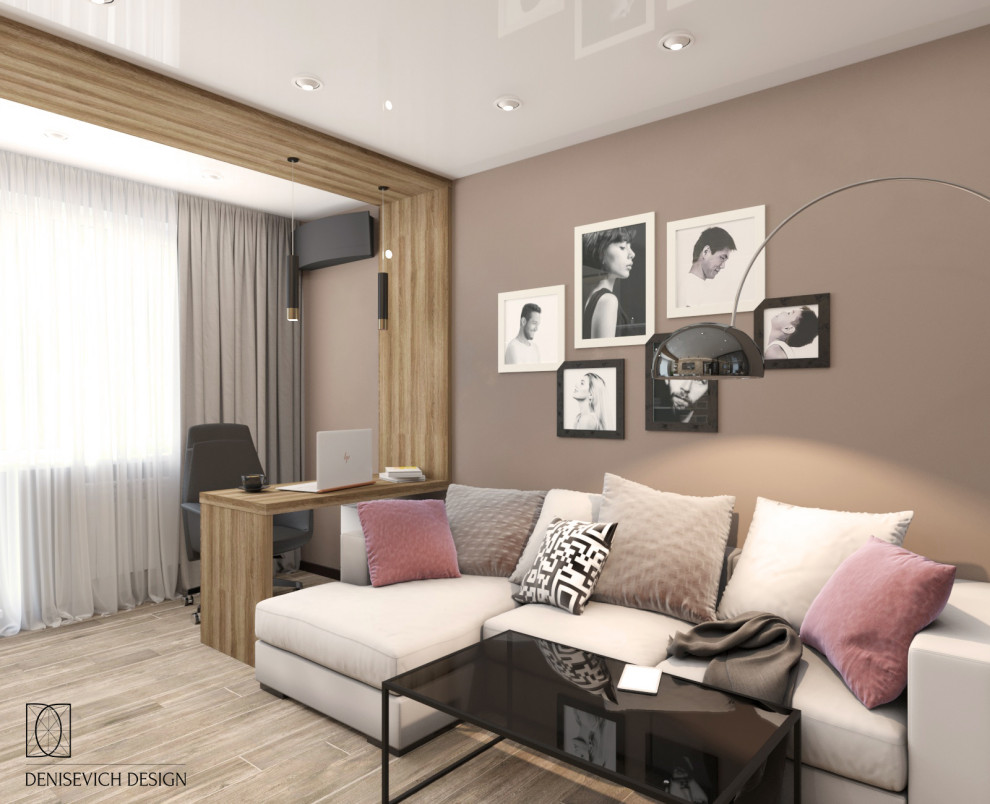 Гостиная в проекте по ул. Сысоева