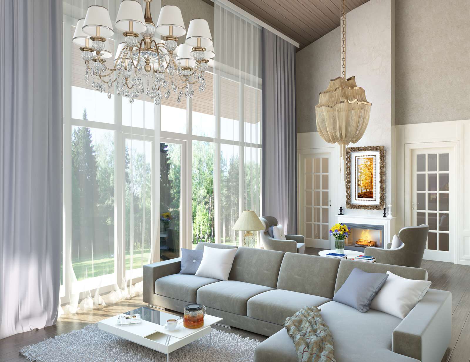 Интерьер загородного дома