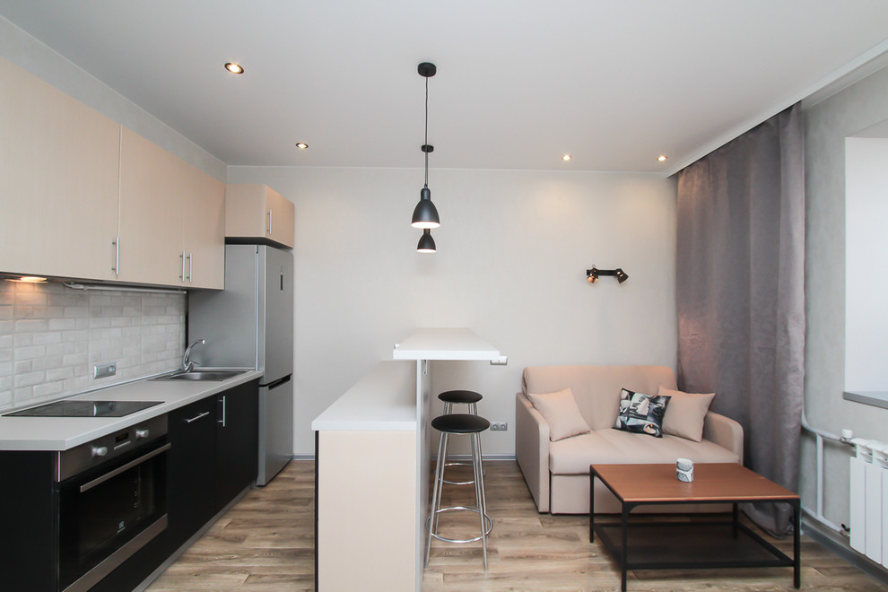 Квартира для студента с элементами лофта 26,5 кв.м.