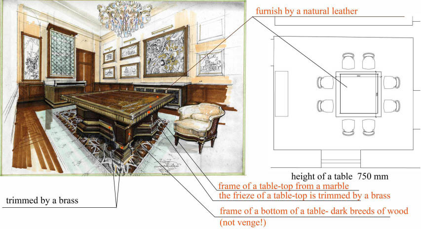 Эскизы - дизайн интерьера