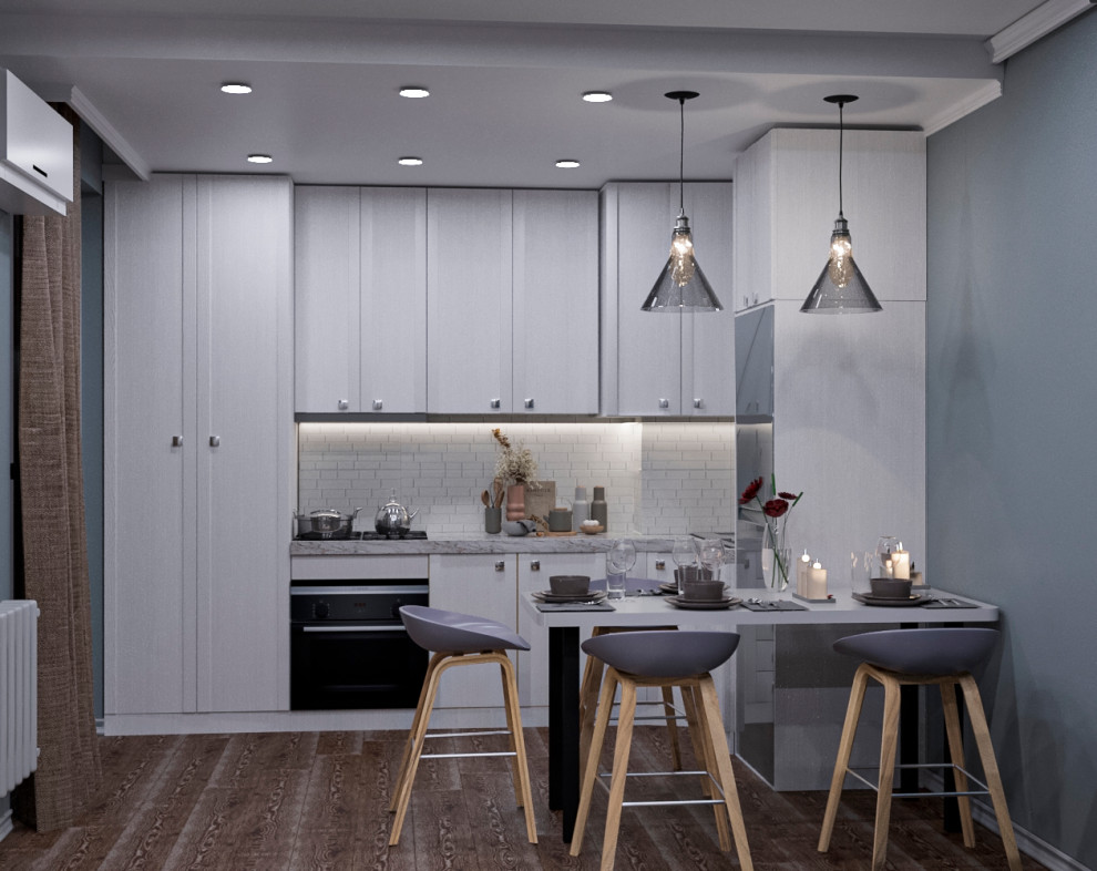 3Dвизуализация квартиры-студии в стиле Лофт