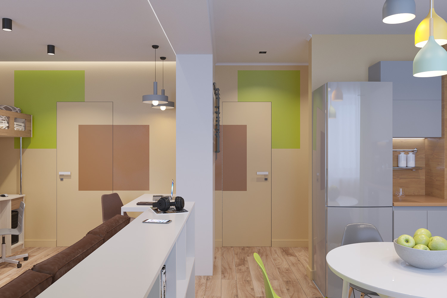 Дизайн-проект квартиры-студии