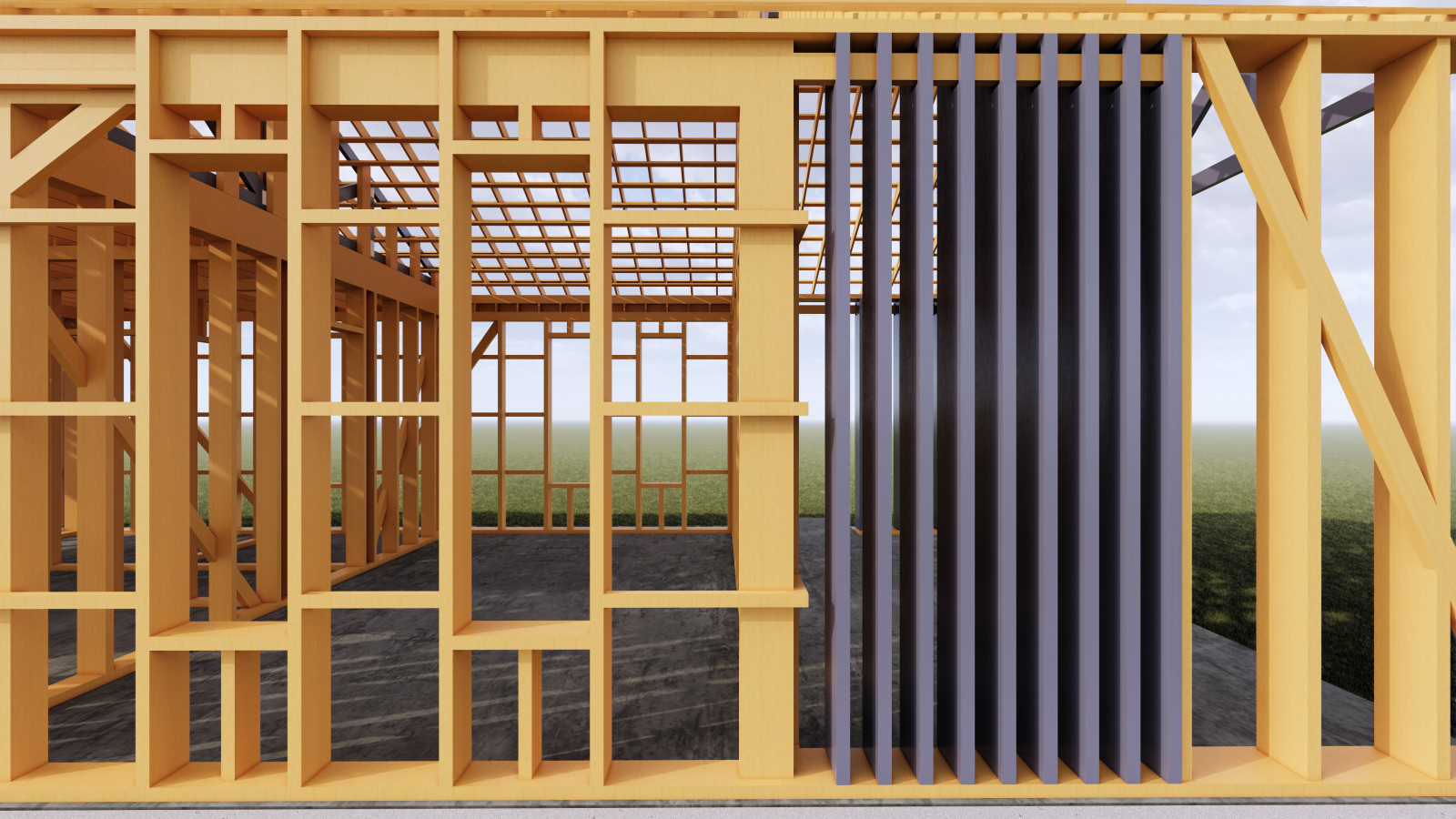 Проект каркасного жилого дома для заказчика из Норвегии