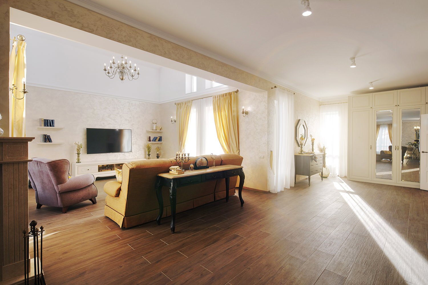 Дом с камином