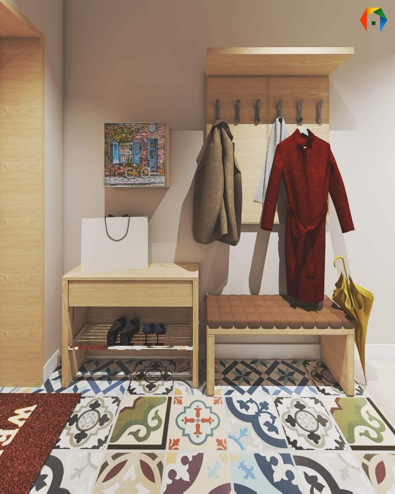 Березовая аллея. Дизайн проект двухкомнатной квартиры