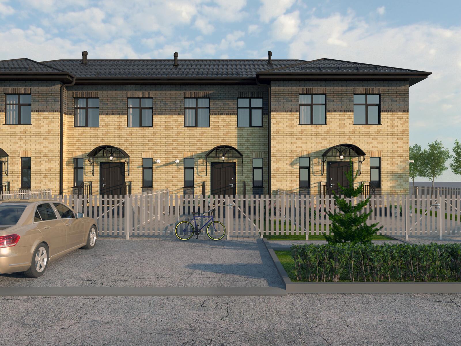 Проект таунхауса в п. Экодолье