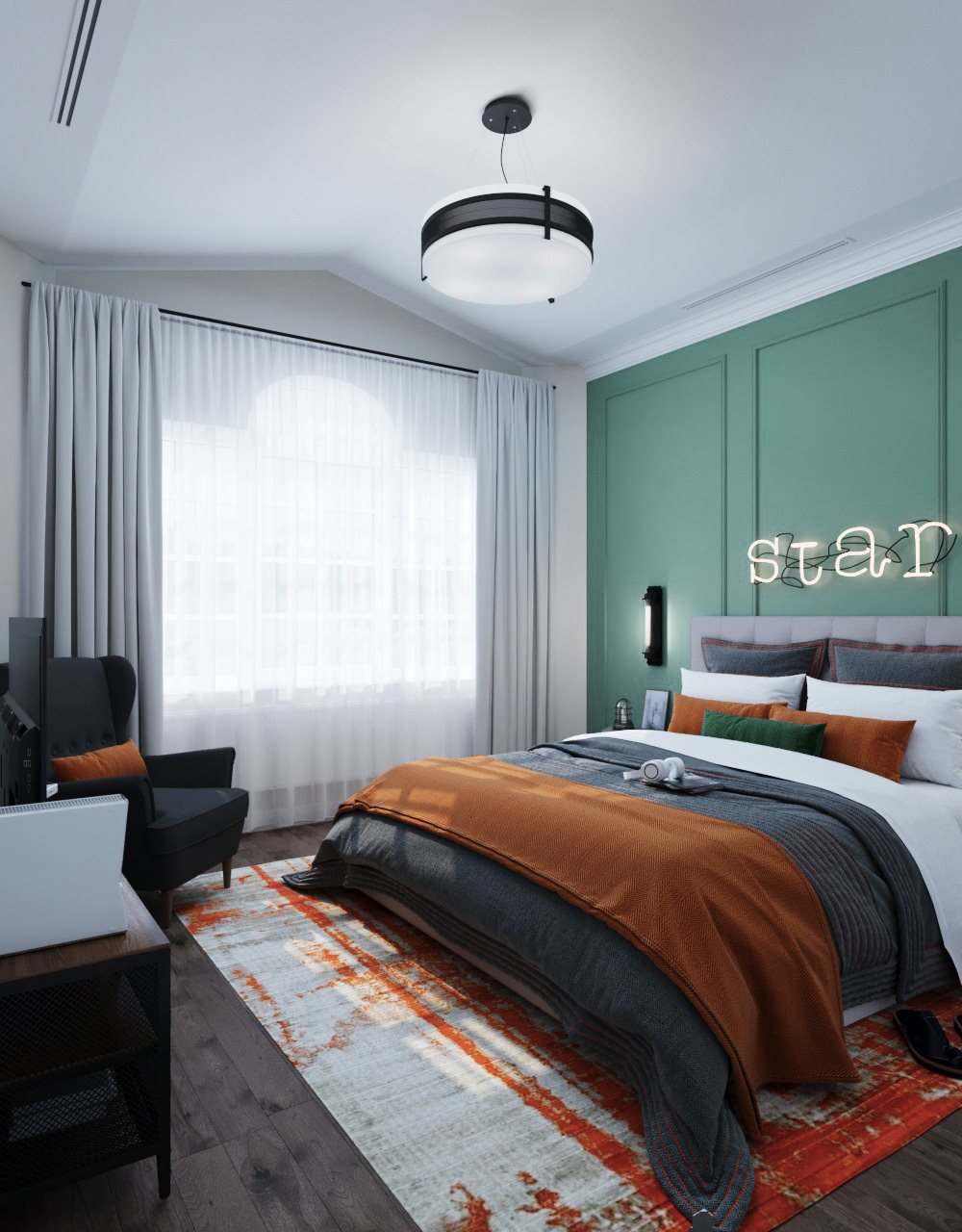 Загородный дом в стиле современной классики