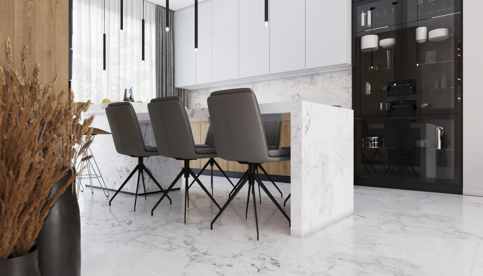 Загородный дом в стиле минимализм