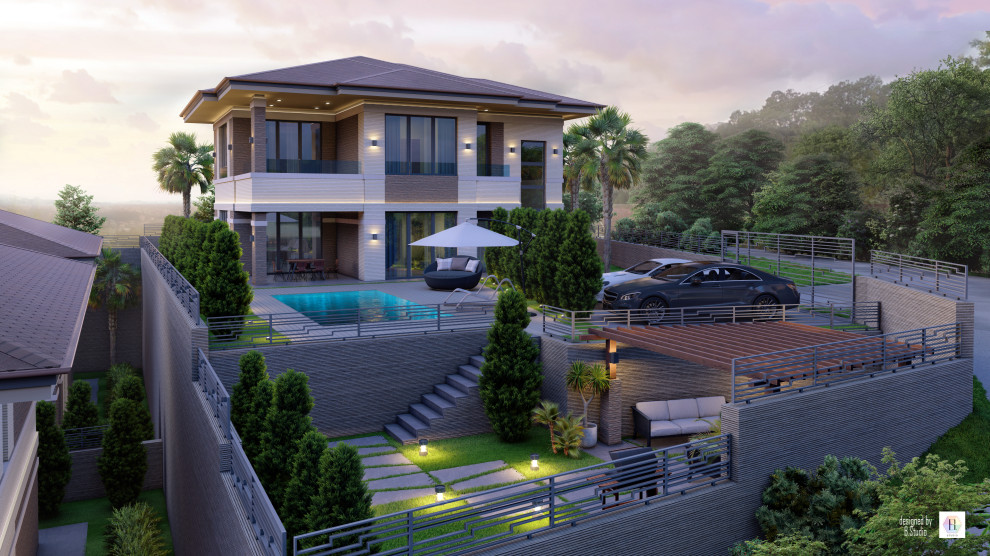 Обложка проекта: индивидуальный жилой дом