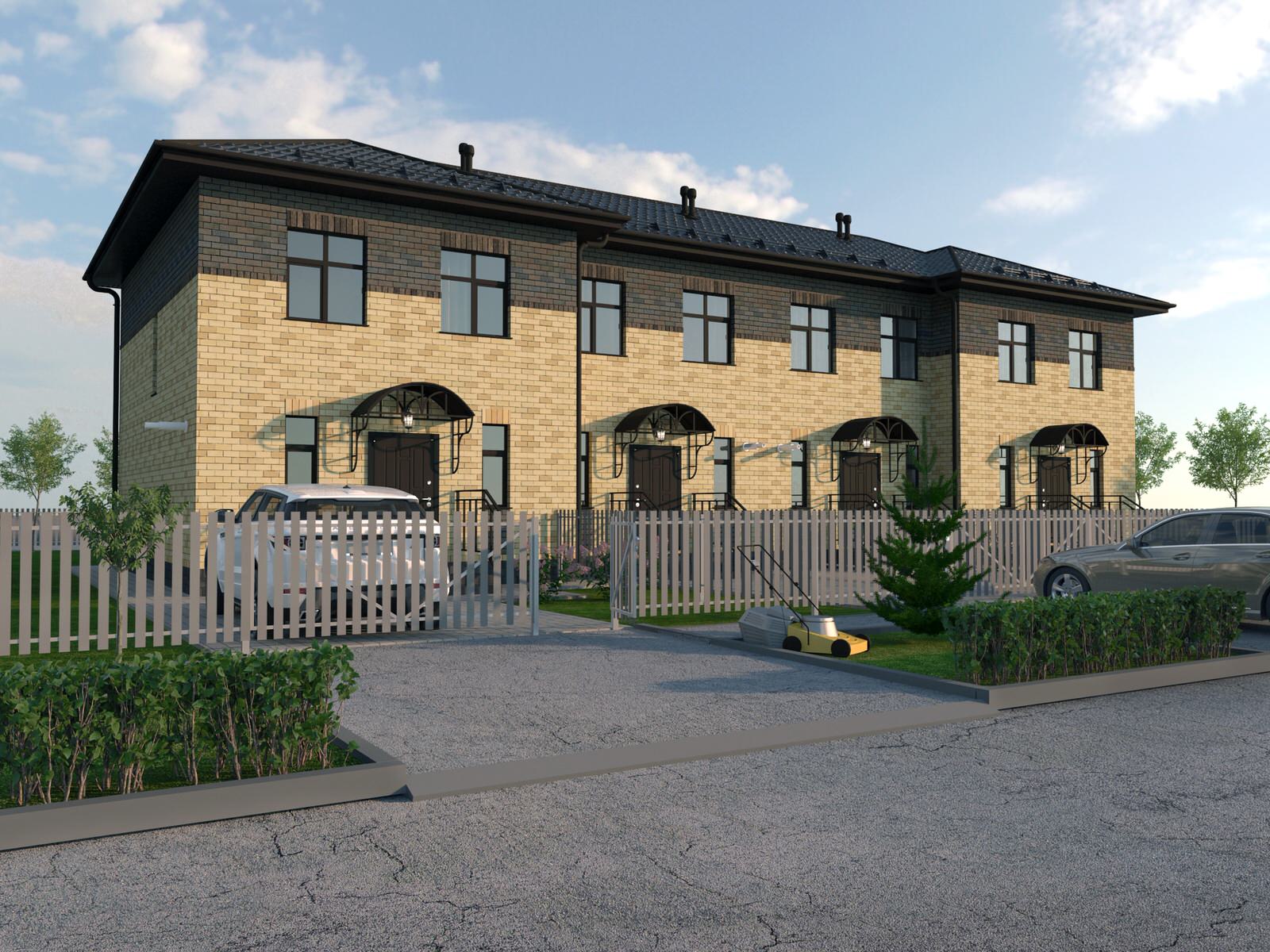 Обложка проекта: Проект таунхауса в п. Экодолье