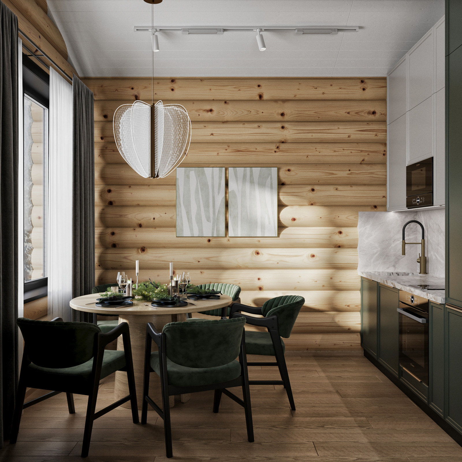 Дизайн загородного дома. п. Шерегеш