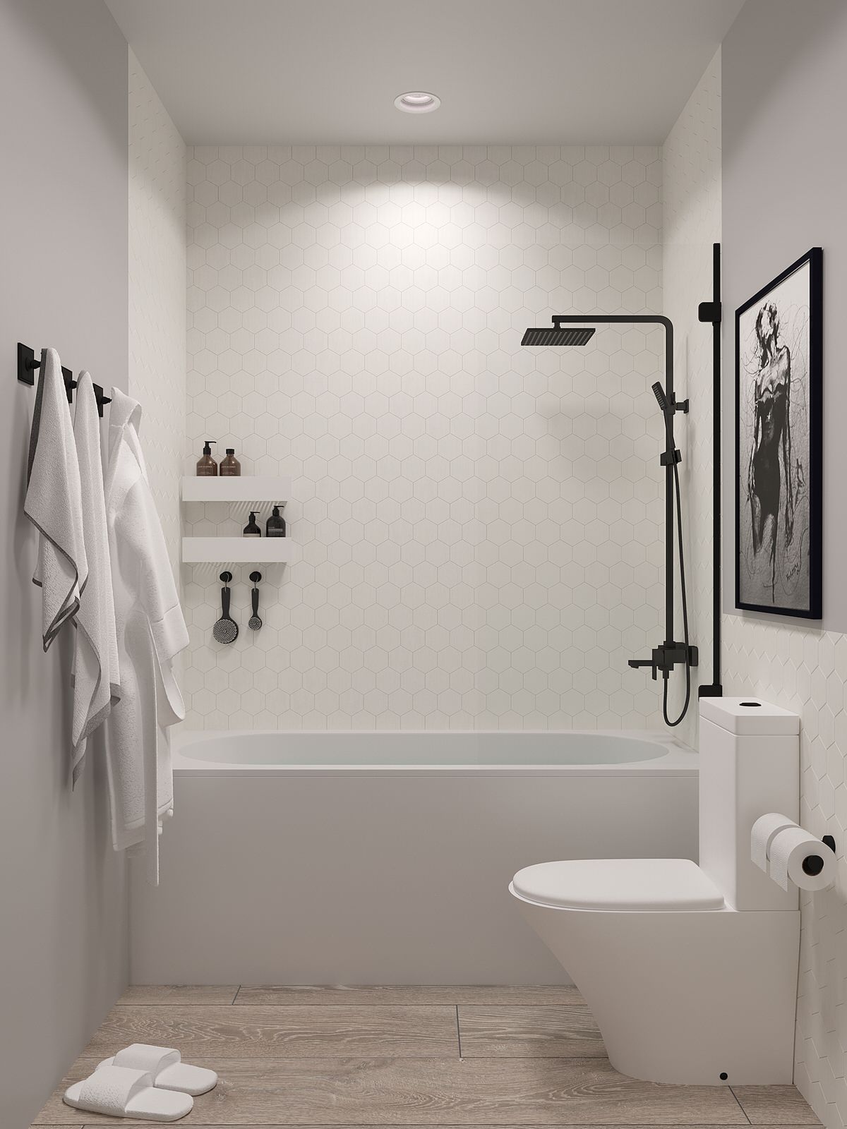 Обложка проекта: Санузел в современном стиле 4 м2