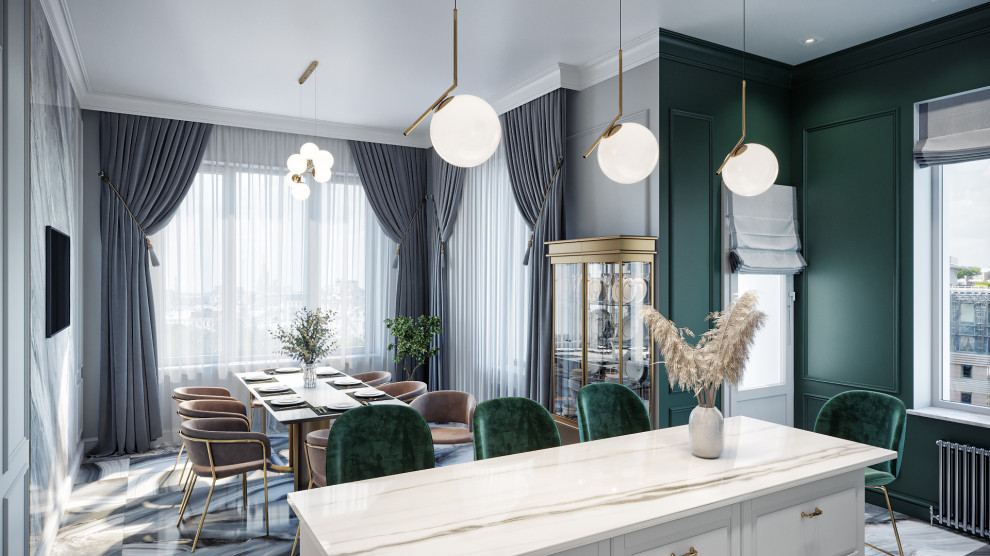 Дом  с яркими акцентами 120м