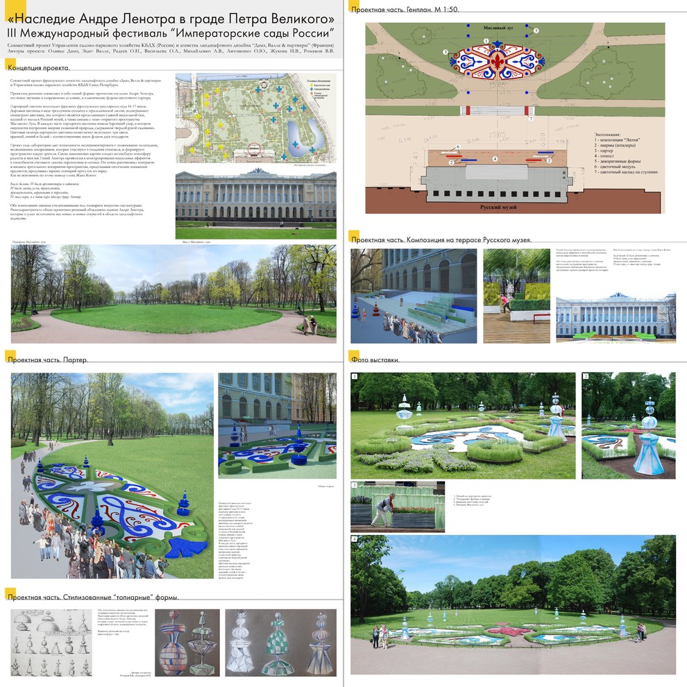 Обложка проекта: Выставка "Императорские сады России" Наследие Андре Ленотра.