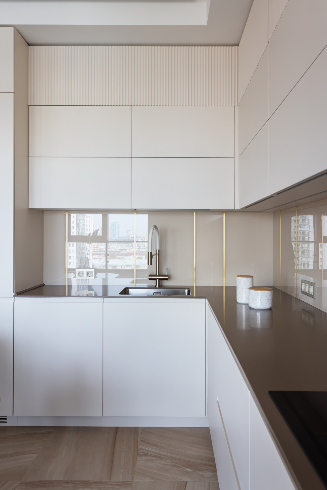 Реализованная квартира в ЖК Макаровский. Кухня-гостиная