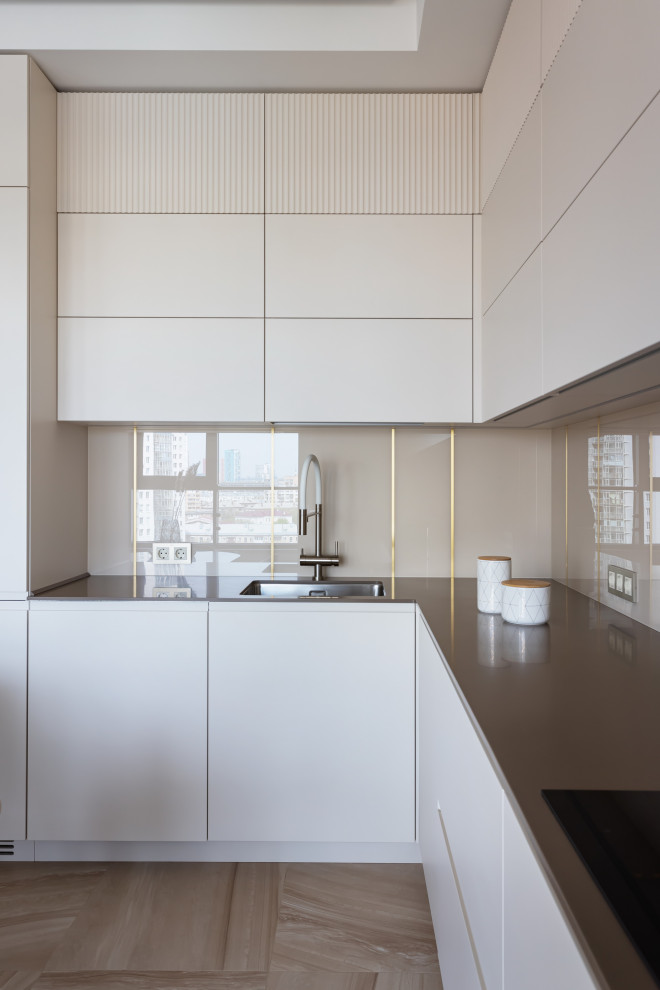 Реализованная квартира в ЖК Макаровский. Кухня-гостиная