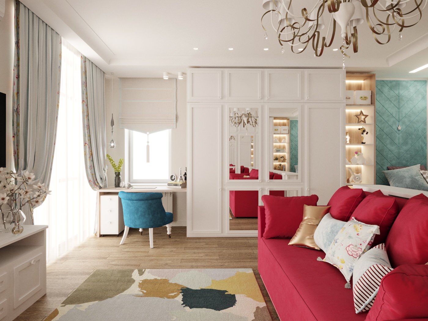 Дизайн проект квартиры для современной семьи