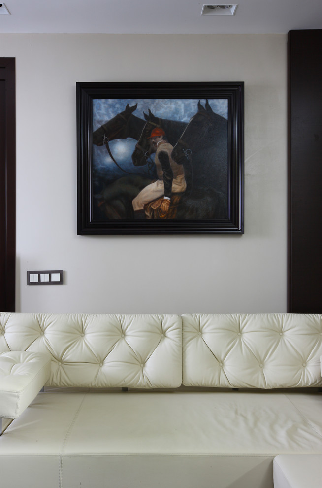 Houzz тур: Мужской интерьер, вдохновленный абстрактной живописью