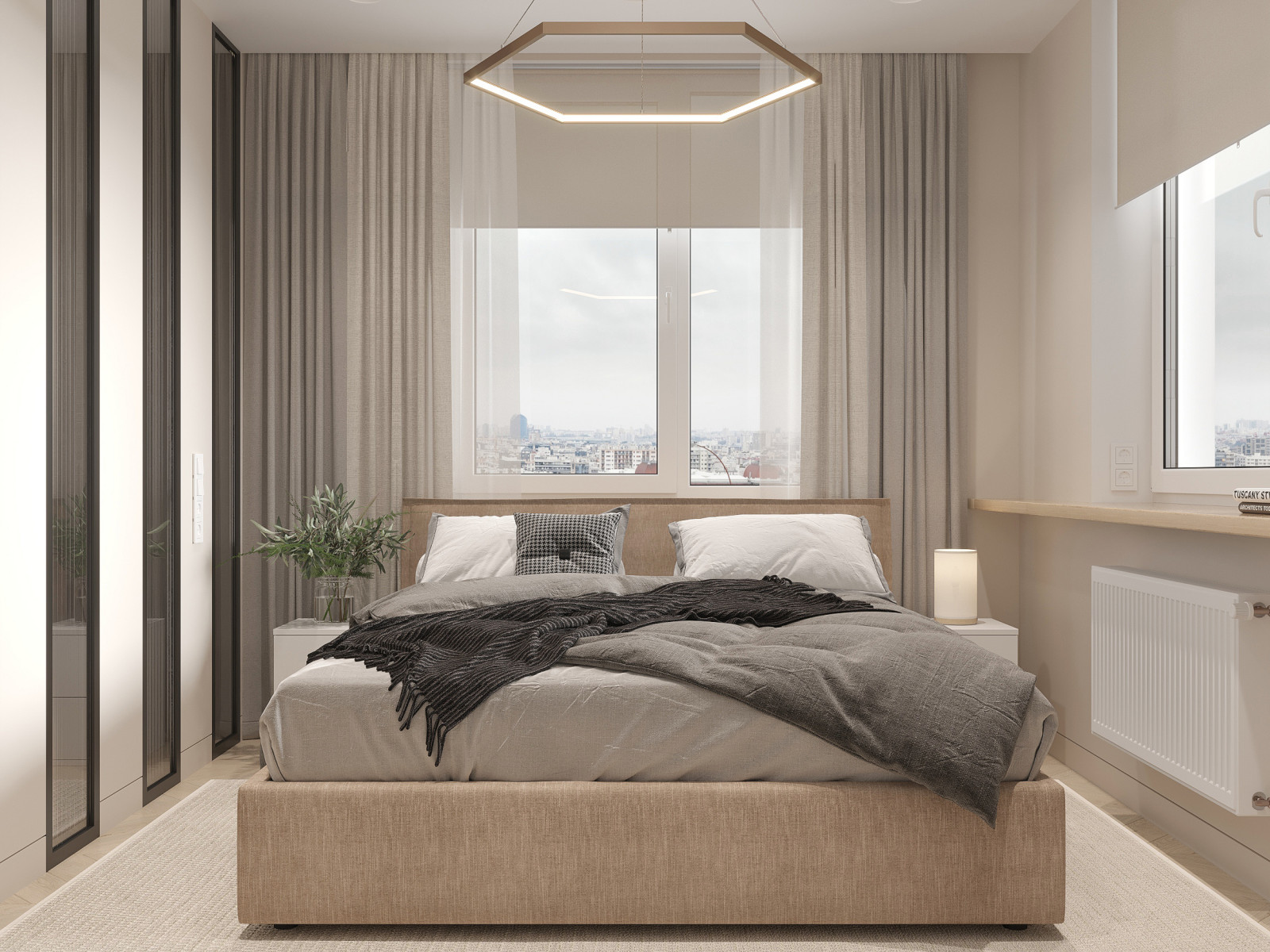 3-х комнатная квартира для семьи с двумя детьми и кабинетом