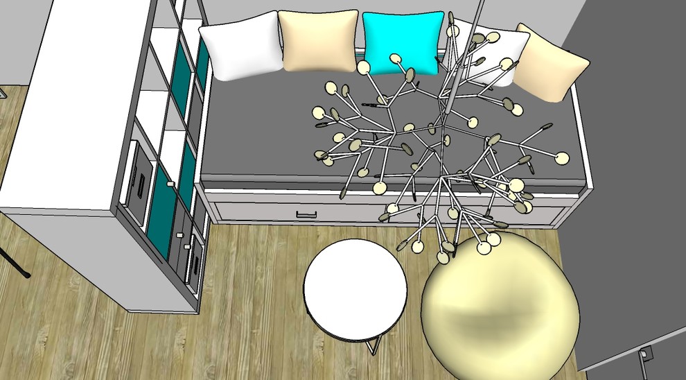 Эскиз 2-ой этаж таунхаус на Калужском Шоссе