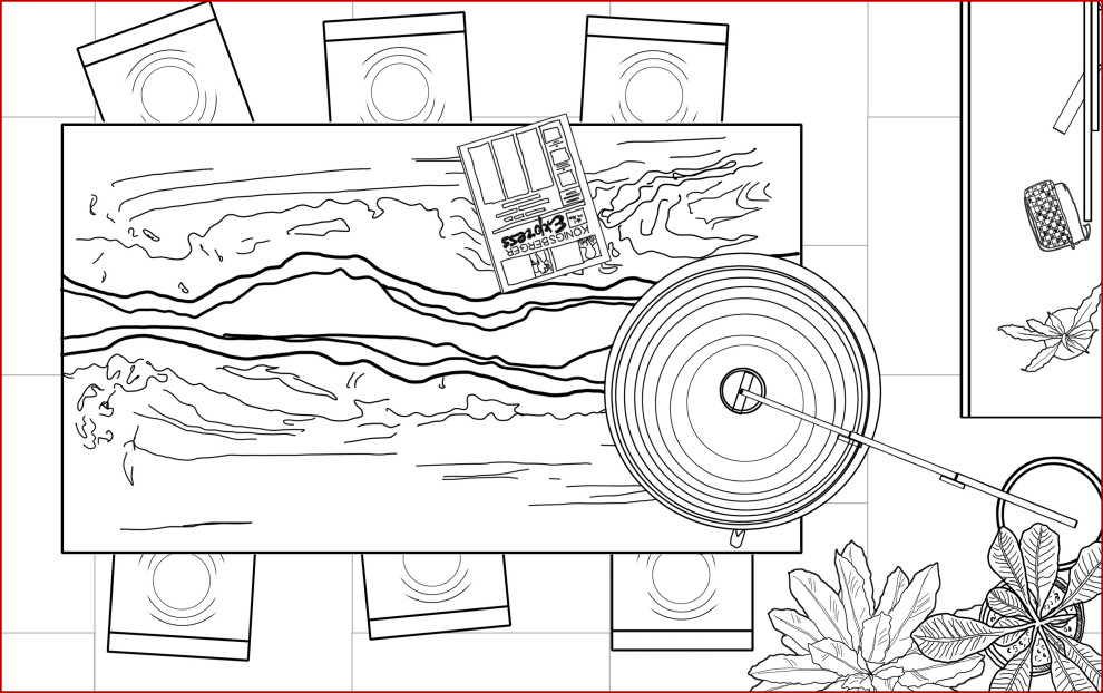Планировка интерьера гостевого дома с сауной для дома-фахверка компании ecocompl