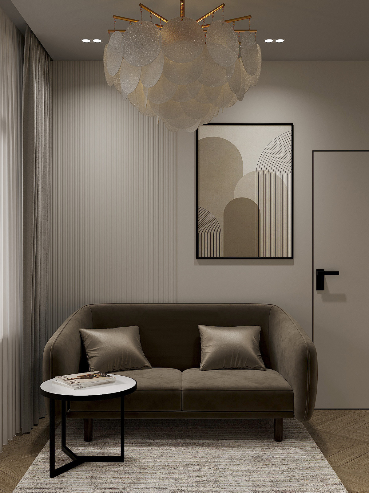 Дизайн 1-комнатной квартиры в жилом комплексе Приморский квартал