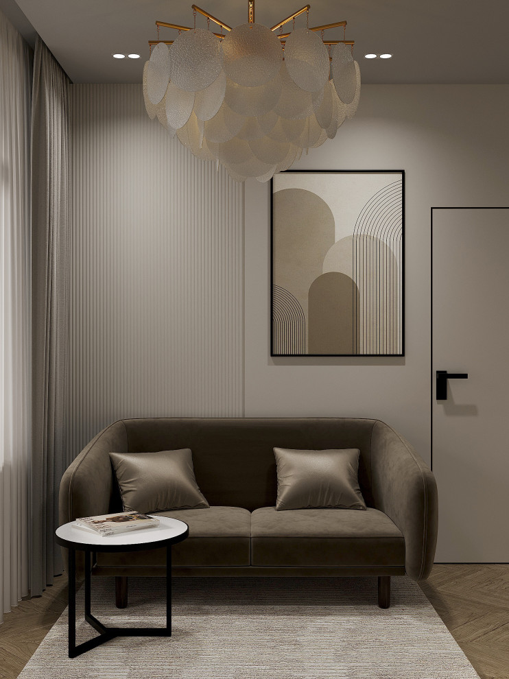 Дизайн 1-комнатной квартиры в жилом комплексе Приморский квартал