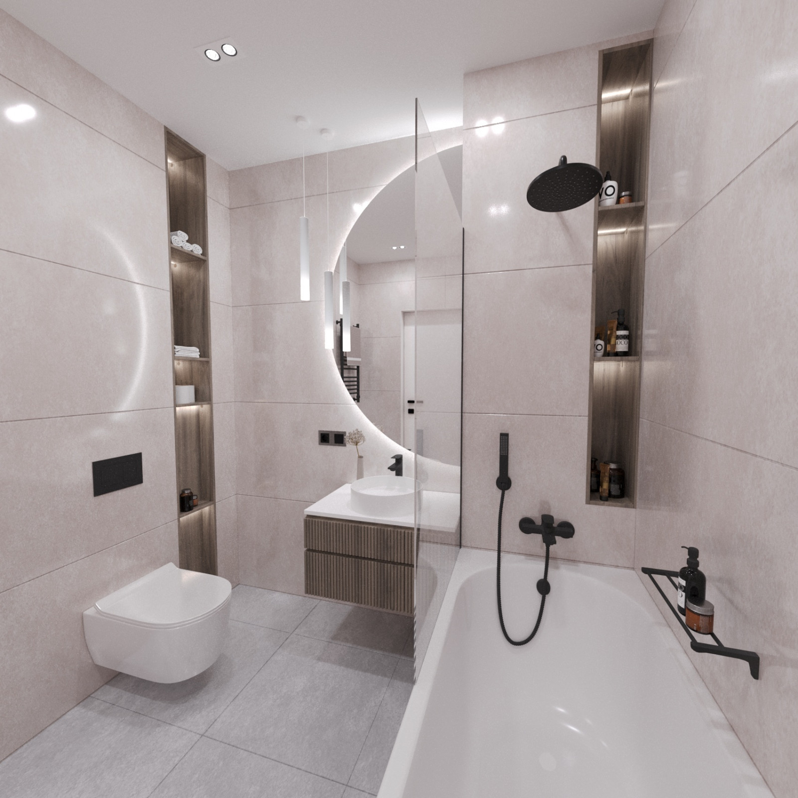 Проект 3-ком. квартиры для молодой пары