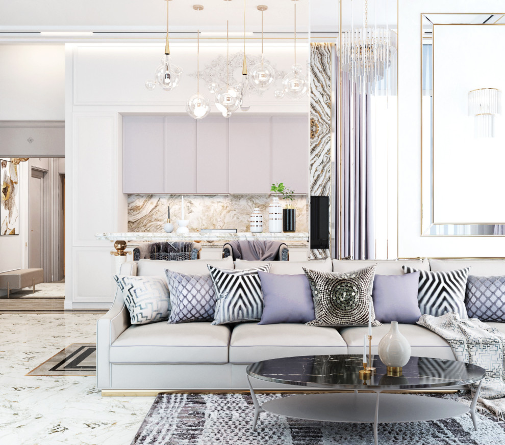 Дизайн-проект 4 комнатной квартиры в Анапе