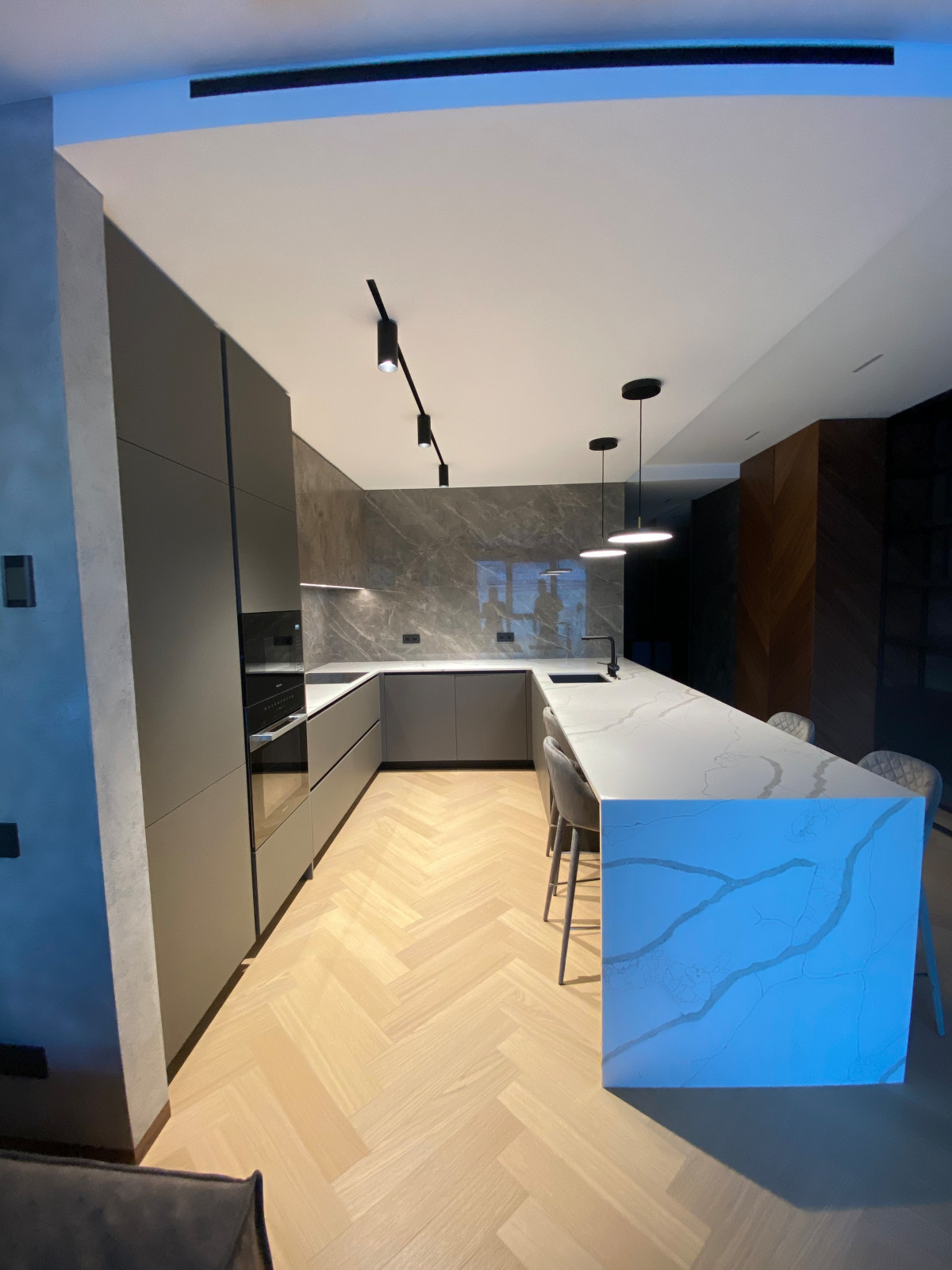 Кухня в современном стиле, ЖК Барселона