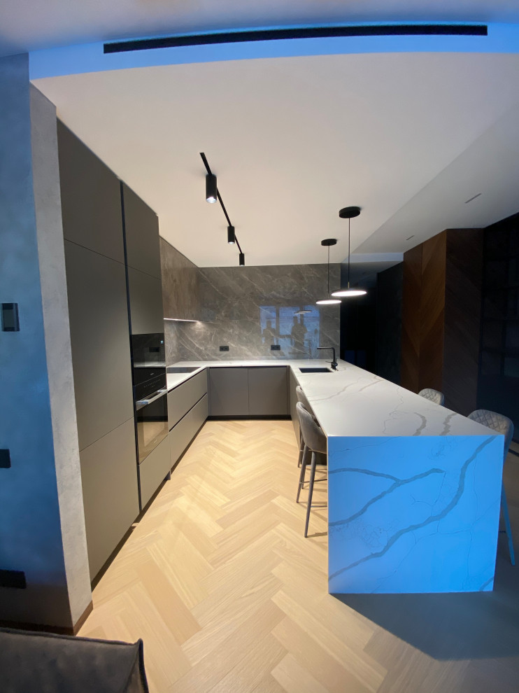 Кухня в современном стиле, ЖК Барселона