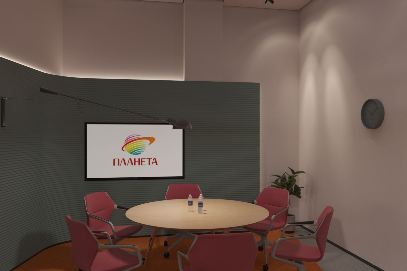 Дизайн интерьера офиса в ТЦ Планета