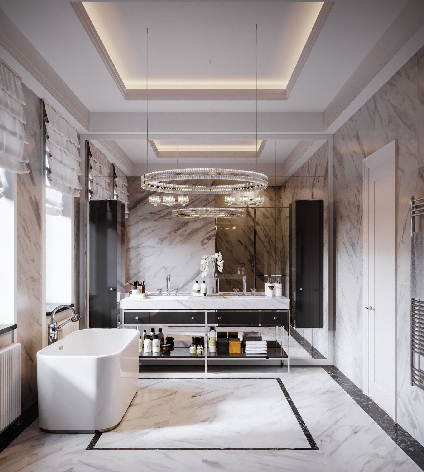 Проект главной ванной комнаты