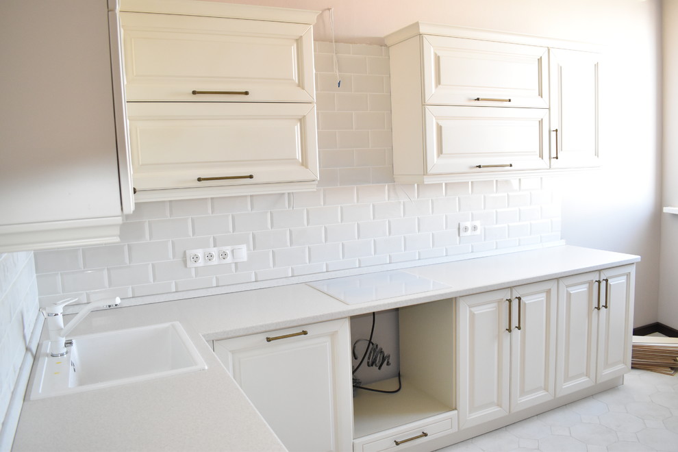 Кухня из массива бука, модель ЭКО