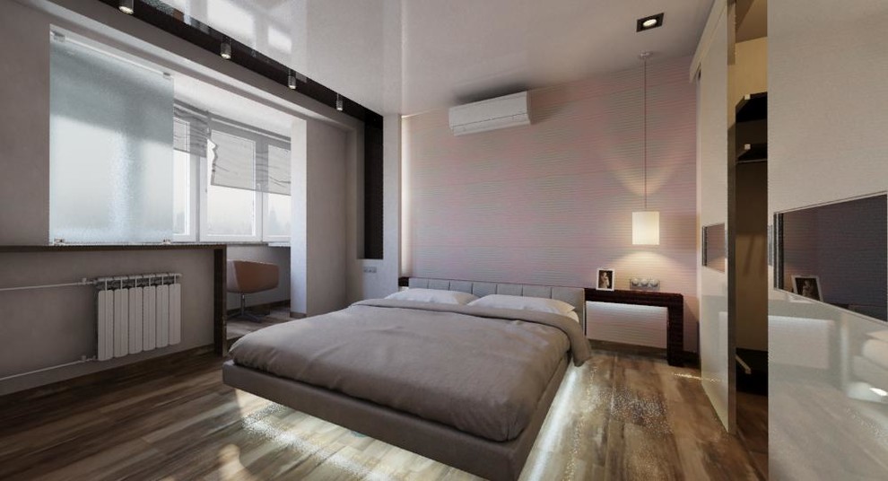 Двухкомнатная квартира в современном стиле - 64 м.кв.